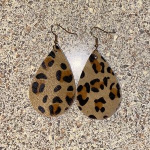 Leopard Print Earrings